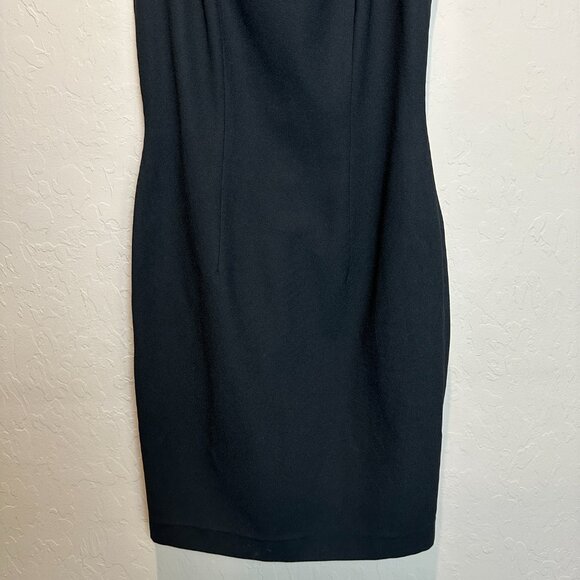 HENRI BENDEL Vintage Lace Back Sleeveless Sheath Cocktail Dress - Picture 4 of 10